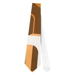 Retro Pattern 1971 Orange Neckties (one Side)  by ImpressiveMoments