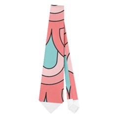 70s Peach Aqua Pattern Neckties (two Side)  by ImpressiveMoments