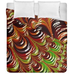 Special Fractal 31 Green,brown Duvet Cover (double Size) by ImpressiveMoments