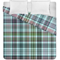 Plaid Ocean Duvet Cover (king Size) by ImpressiveMoments