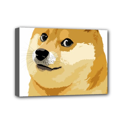 Dogecoin Mini Canvas 7  X 5  by dogestore