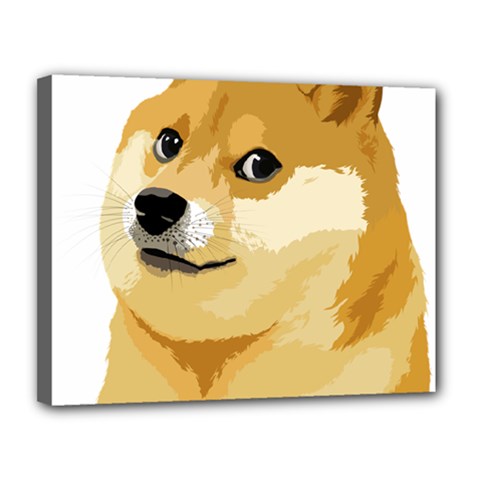 Dogecoin Canvas 14  X 11  by dogestore