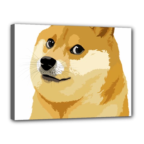 Dogecoin Canvas 16  X 12  by dogestore