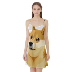 Dogecoin Satin Night Slip by dogestore