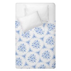 Sweet Doodle Pattern Blue Duvet Cover (single Size) by ImpressiveMoments