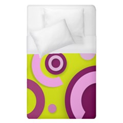 Florescent Yellow Pink Abstract  Duvet Cover Single Side (single Size) by OCDesignss