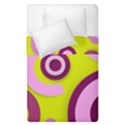 Florescent Yellow Pink Abstract  Duvet Cover (Single Size) View2