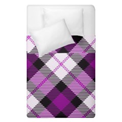 Smart Plaid Purple Duvet Cover (single Size) by ImpressiveMoments