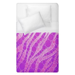 Florescent Pink Zebra Pattern  Duvet Cover Single Side (single Size) by OCDesignss