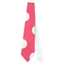 Hot Pink Polka Dots Neckties (One Side)  View1