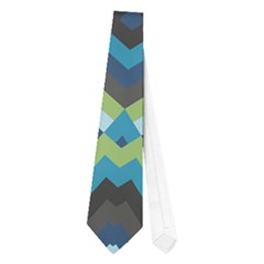 Trendy Chic Modern Chevron Pattern Neckties (one Side)  by GardenOfOphir