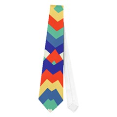 Trendy Chic Modern Chevron Pattern Neckties (one Side)  by GardenOfOphir