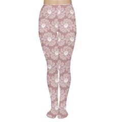 Gerbera Daisy Vector Tile Pattern Women s Tights by GardenOfOphir