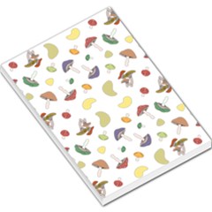 Mushrooms Pattern Large Memo Pads by Famous