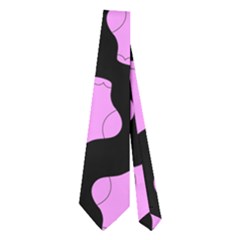 Cute Baby Socks Illustration Pattern Neckties (two Side)  by GardenOfOphir