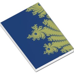 Blue And Green Design Large Memo Pads by digitaldivadesigns