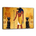 Anubis, Ancient Egyptian God Of The Dead Rituals  Canvas 18  x 12  View1