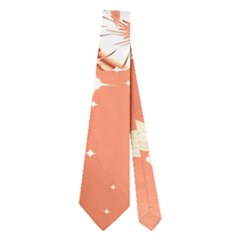 Amazing Flowers With Dragonflies Neckties (two Side)  by FantasyWorld7