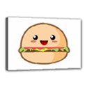 Kawaii Burger Canvas 18  x 12  View1