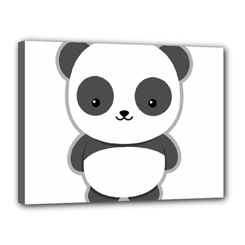 Kawaii Panda Canvas 16  X 12  by KawaiiKawaii