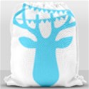 Party Deer With Bunting Drawstring Bag (Large) View2