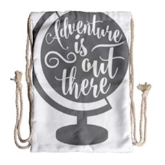 Adventure Is Out There Drawstring Bag (large) by CraftyLittleNodes