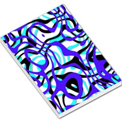 Ribbon Chaos Ocean Large Memo Pads by ImpressiveMoments