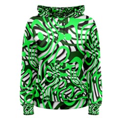 Ribbon Chaos Green Women s Pullover Hoodies by ImpressiveMoments