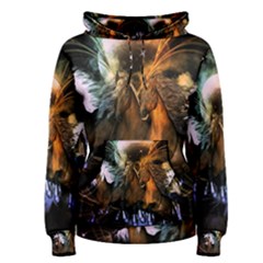 Wonderful Horses In The Universe Women s Pullover Hoodies by FantasyWorld7