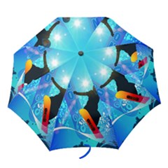 Snowboarding Folding Umbrellas by FantasyWorld7