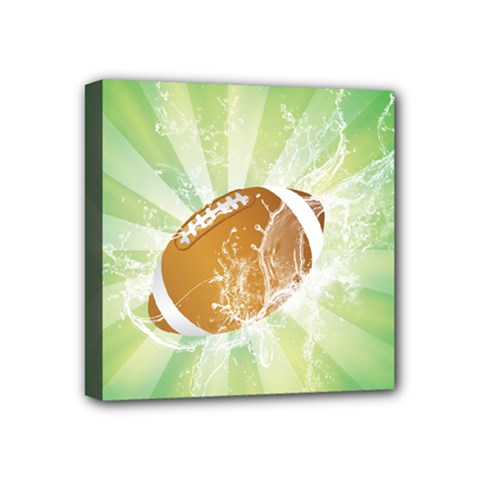 American Football  Mini Canvas 4  X 4  by FantasyWorld7