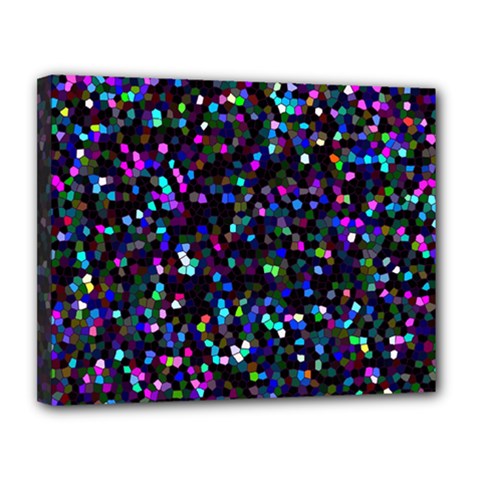 Glitter 1 Canvas 14  X 11  by MedusArt