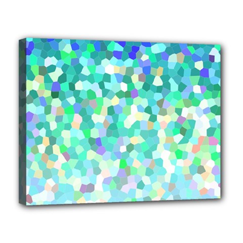 Mosaic Sparkley 1 Canvas 14  X 11  by MedusArt