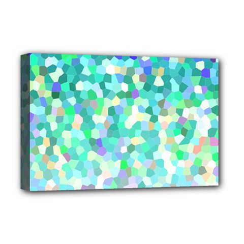 Mosaic Sparkley 1 Deluxe Canvas 18  X 12   by MedusArt