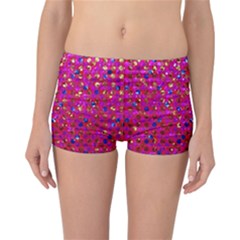 Polka Dot Sparkley Jewels 1 Reversible Boyleg Bikini Bottoms by MedusArt