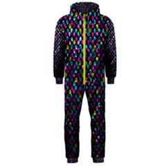 Polka Dot Sparkley Jewels 2 Hooded Jumpsuit (men)  by MedusArt