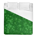 Snow Stars Green Duvet Cover Single Side (Twin Size) View1