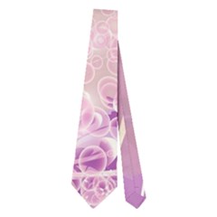 Wonderful Flowers On Soft Purple Background Neckties (two Side)  by FantasyWorld7