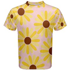 Sunflower Men s Cotton Tees by CraftyLittleNodes