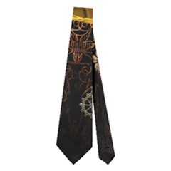 Steampunk, Funny Monkey With Clocks And Gears Neckties (two Side)  by FantasyWorld7