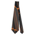 Retro Abstract Orange Black Neckties (Two Side)  View2