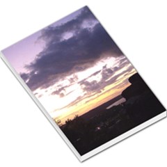  Sunset Over The Valley Large Memo Pads by canvasngiftshop