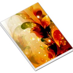 Awesome Colorful, Glowing Leaves  Large Memo Pads by FantasyWorld7