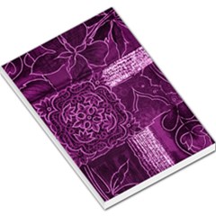 Magenta Patchwork Large Memo Pads by trendistuff