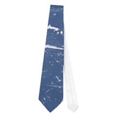 Blue And White Art Neckties (one Side)  by trendistuff