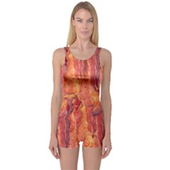 Bacon One Piece Boyleg Swimsuit by trendistuff