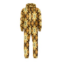 Faux Animal Print Pattern Hooded Jumpsuit (kids) by GardenOfOphir