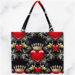 King Of Hearts Tiny Tote Bags by LovelyDesigns4U