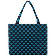 Blue Hearts Valentine s Day Pattern Tiny Tote Bags by LovelyDesigns4U