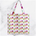 Icecream Cones Zipper Grocery Tote Bags View2